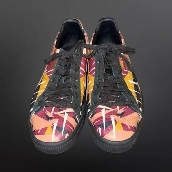 Men’s Puma Clyde Moon Jungle in Puma Black & Natural Vachetta PUMA SELECT Size 9 - Picture 3 of 13